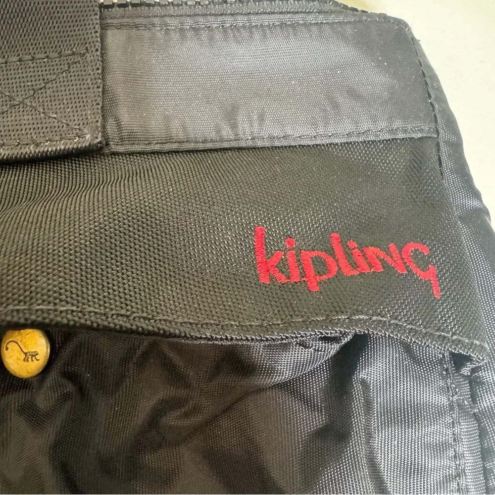 Kipling laptop black briefcase with monkey attached